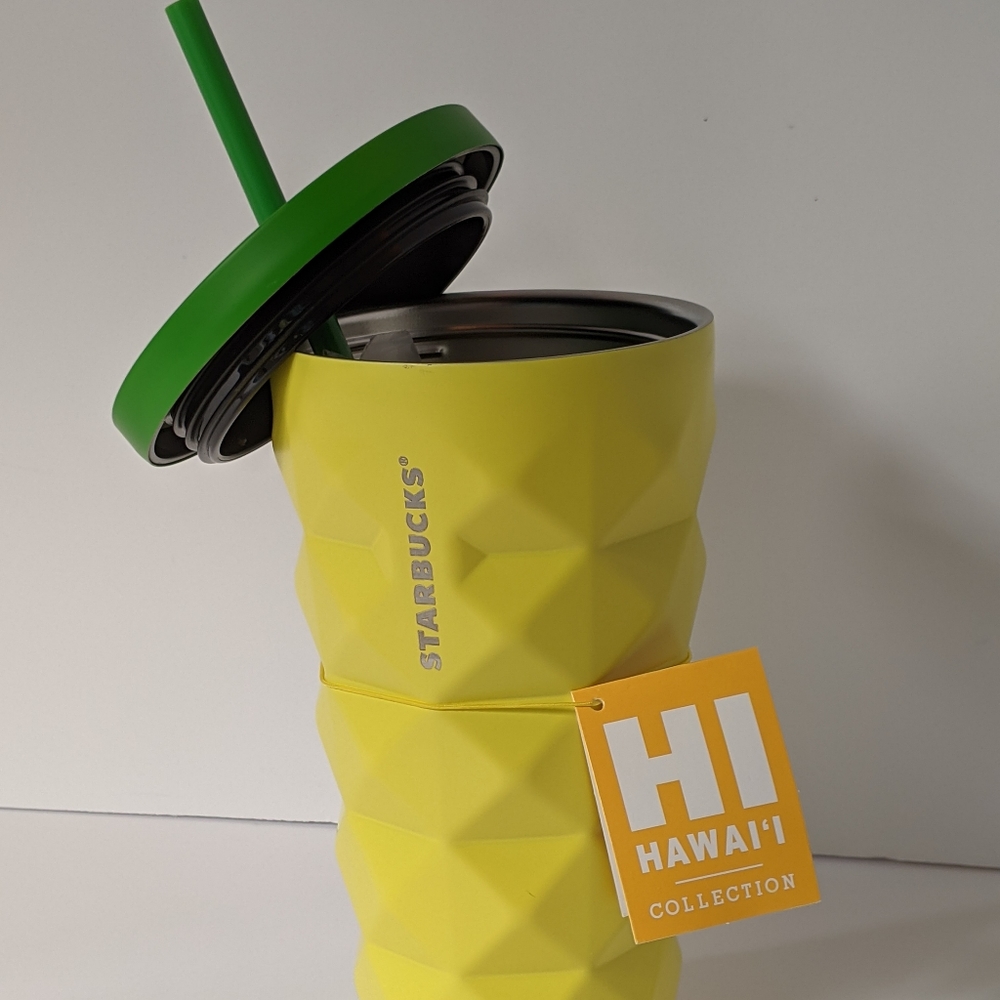 Hawaii Collection-Pineapple tumbler-16oz (discount per flaw)